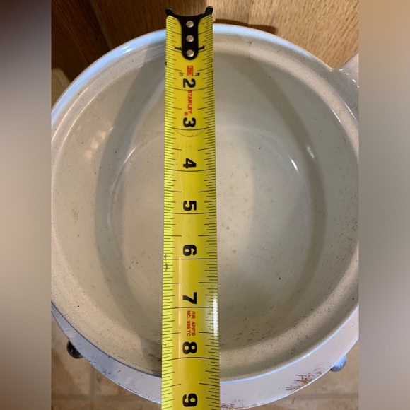 Vtg Descoware Enamel Cast Iron Sauce Pan Pot Belgium 1Qt  Robins Egg Blue - Picture 8 of 9